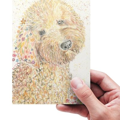 Red the Dog Eco Friendly Card Blank | Colourful | Cockerpoo