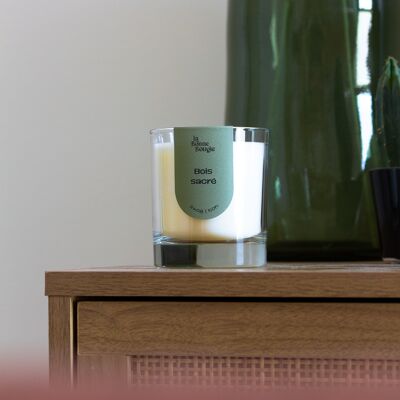 Bois Sacré - Scented candle with vegetable rapeseed wax