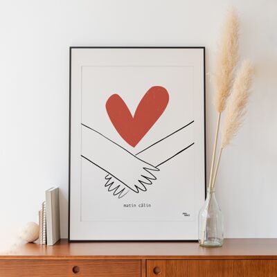 Love poster - MATIN CALIN b&w