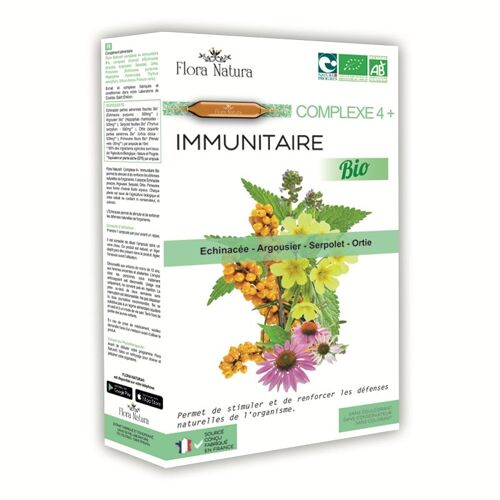 Flora Natura® Complexe 4+ Immunité Bio
