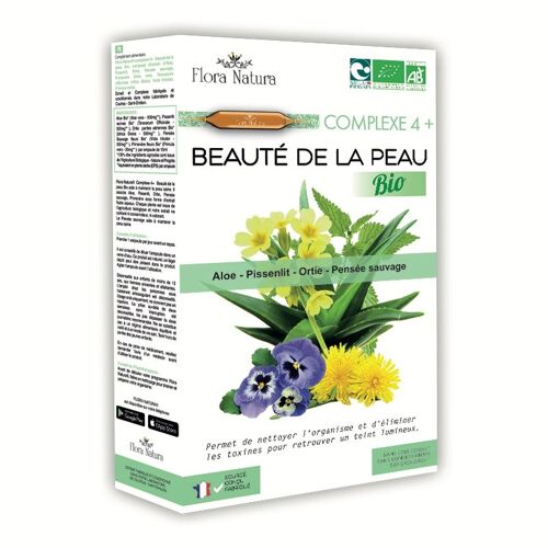 Flora Natura® Complexe 4+ Beauté de la peau Bio