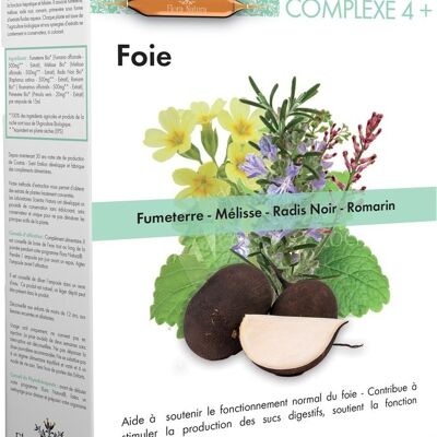 Flora Natura® Complexe 4+ Foie - Radis Noir Bio