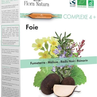 Flora Natura® Complexe 4+ Foie - Radis Noir Bio