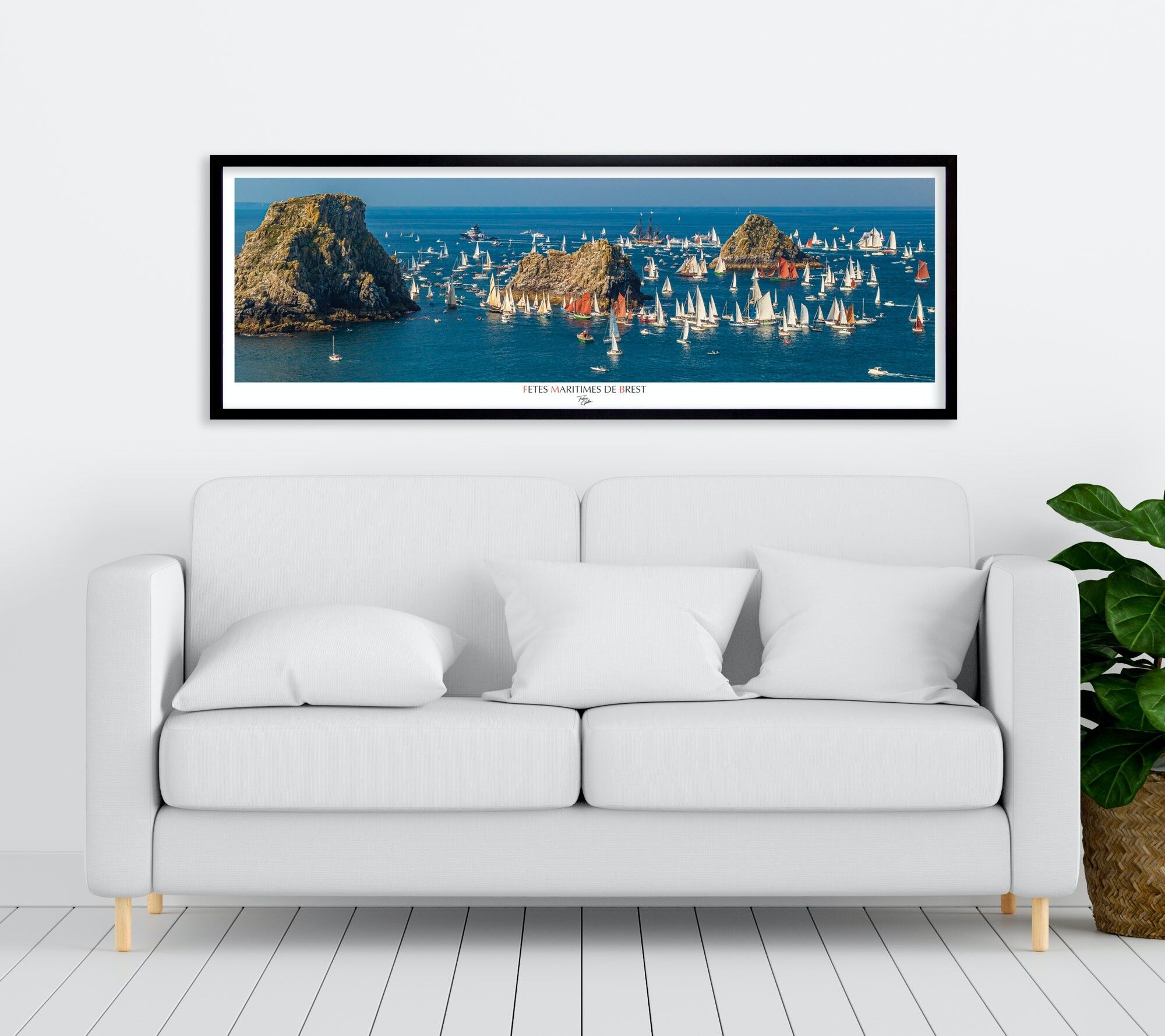 Poster 33 x 95 cm - Festa marittima di Brest, Penisola di Crozon, Finistère