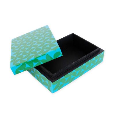BLUE AND GREEN RESIN BOX HF