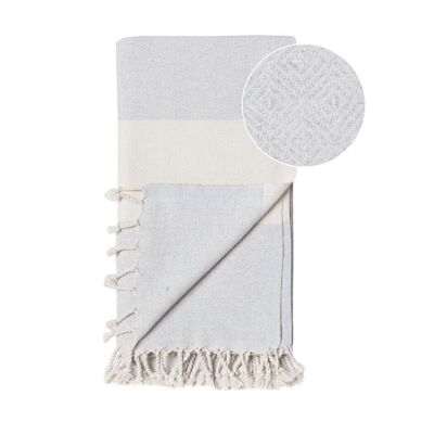 Serviette de Plage / Serviette Spa & Sauna / Serviette Turque Diamant Gris