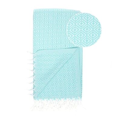 Beach Towel / Spa & Sauna Towel / Turkish Hammam Towel Ela Mint