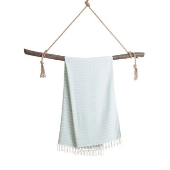 Serviette de plage / Serviette de spa et de sauna / Serviette de hammam turc Ilva Mint 2