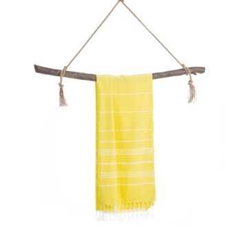 Serviette de plage / Serviette de spa et de sauna / Serviette de hammam turc Sultan Yellow 2