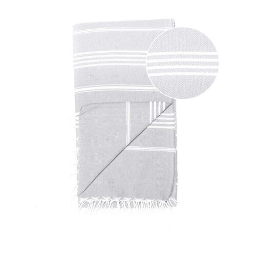 Beach Towel / Spa & Sauna Towel / Turkish Hammam Towel Sultan Grey