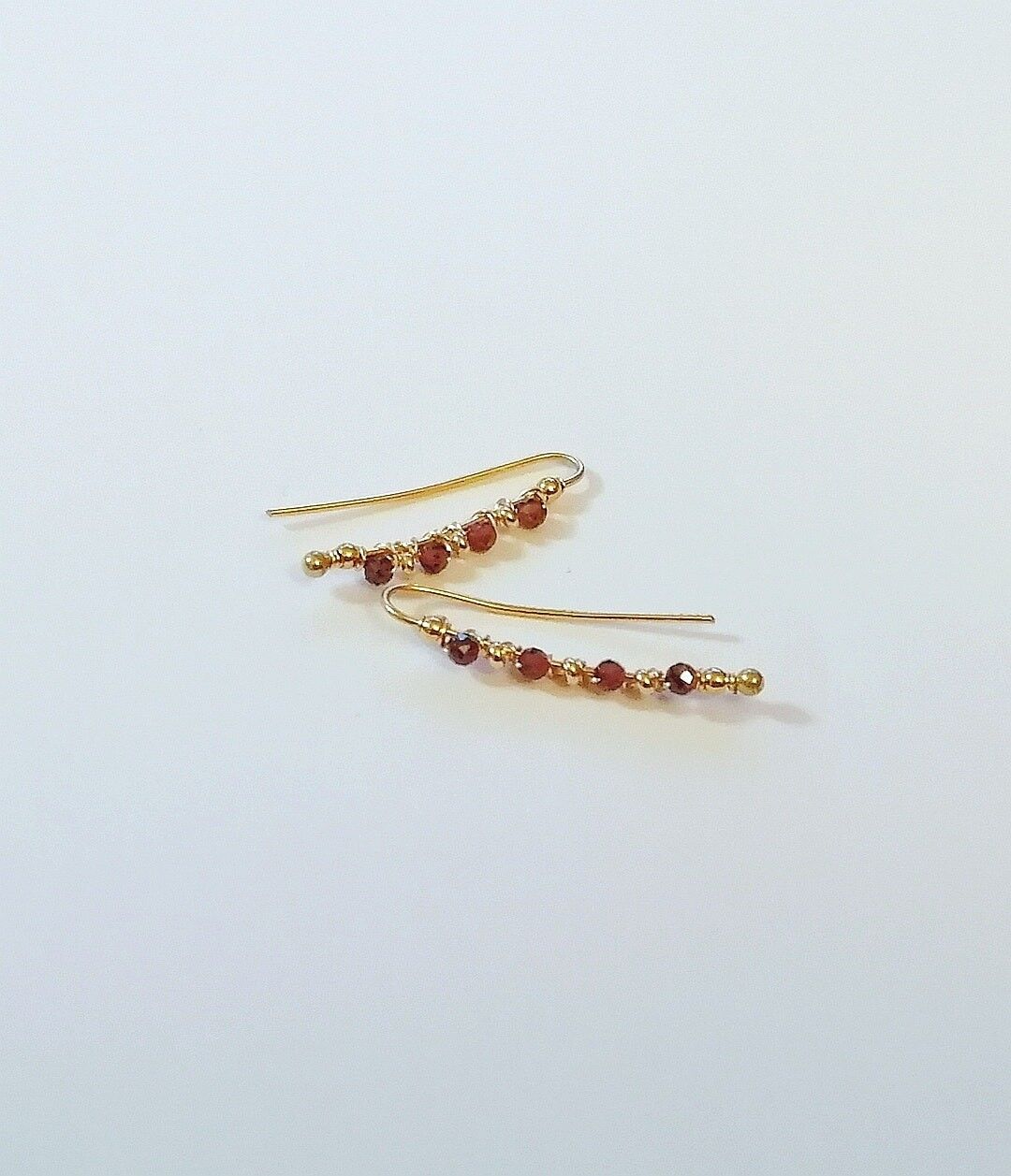 Orecchini Christy Gold in acciaio inossidabile con rialzo