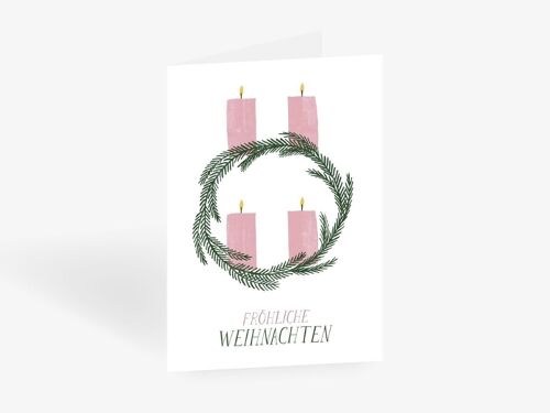 Grußkarte / Advent Advent