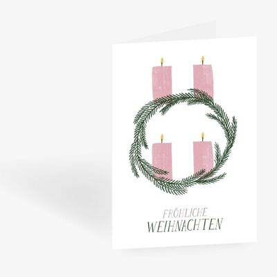 Greeting card / Advent Advent