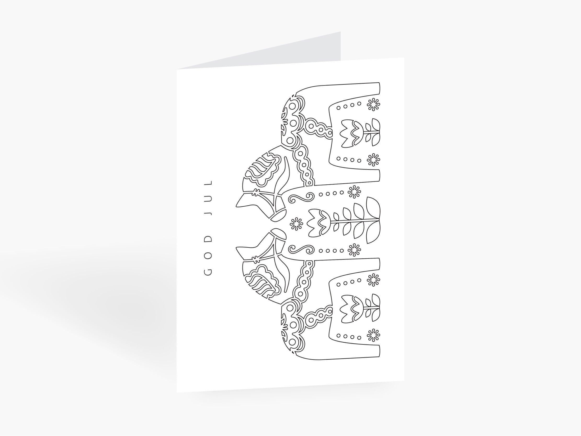 Biglietto di auguri / Cavalli Dala