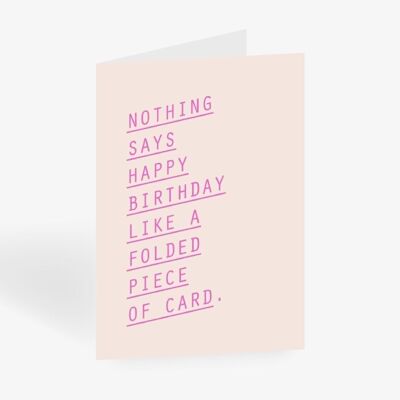 Greeting card / Folded Card No. 2