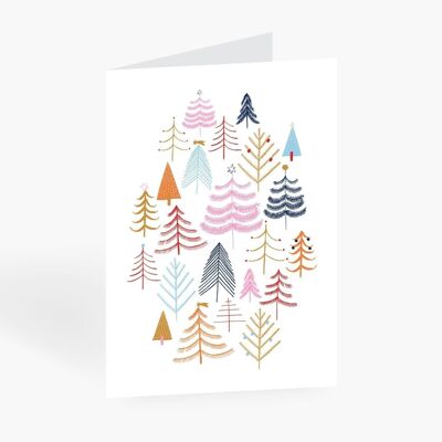 Tarjeta de felicitación / bosque