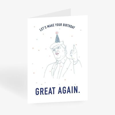 Greeting Card / Happy Tr*mpday No. 2