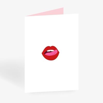 Carte de voeux / Lèvres No. 2