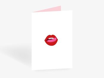 Carte de voeux / Lèvres No. 2 1