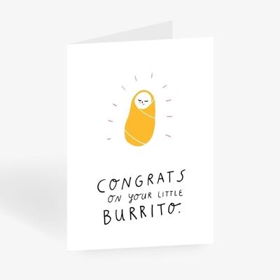 Greeting card / Little Burrito