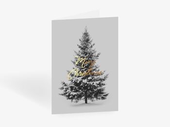 Carte de voeux / Joyeux Noël sapin 1
