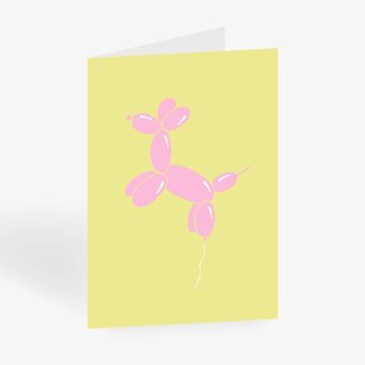 Biglietto di auguri / animale da festa