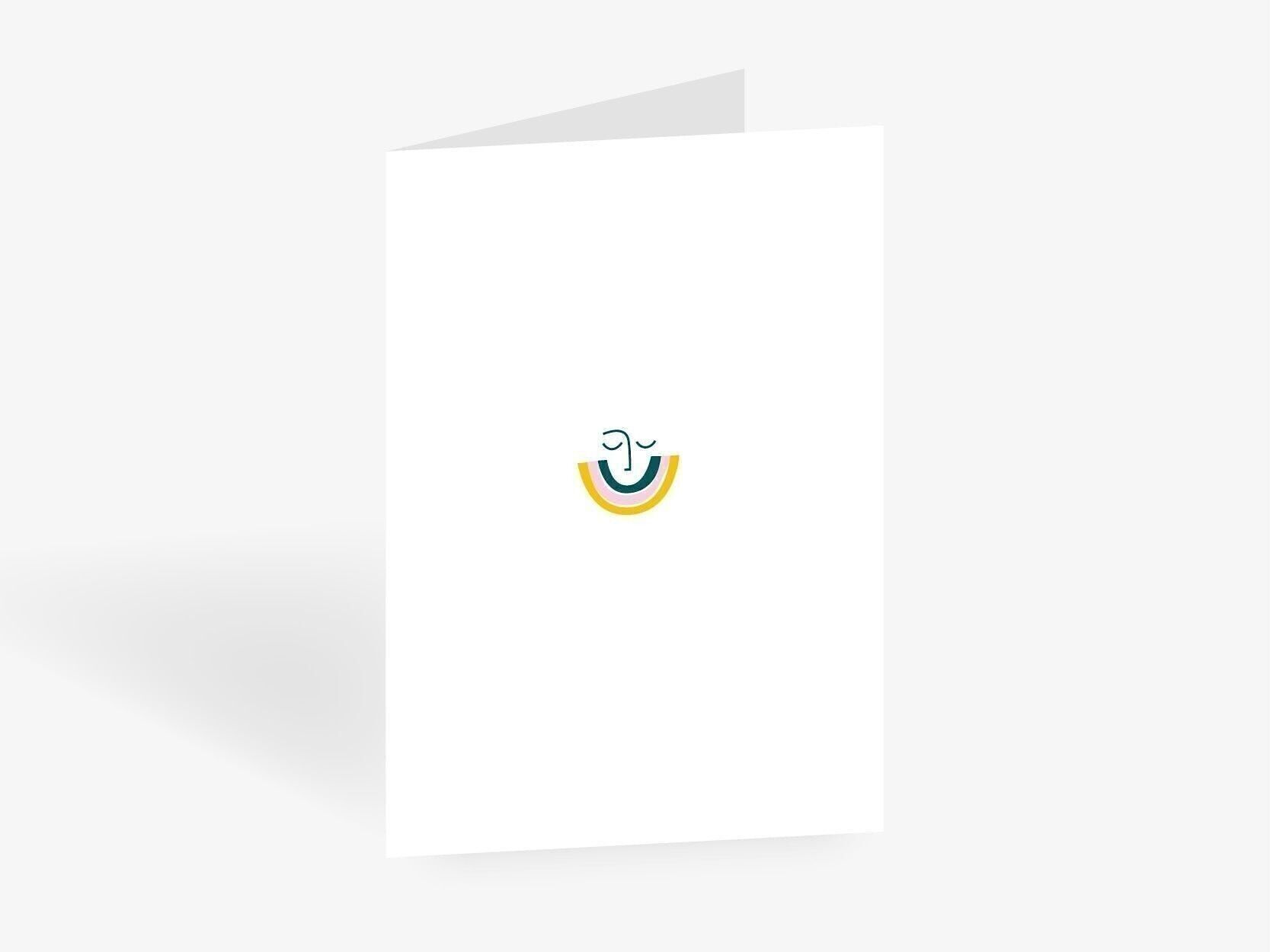 Biglietto di auguri / arcobaleno