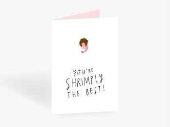 Carte de voeux / Shrimply The Best 1