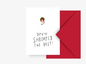 Carte de voeux / Shrimply The Best 2