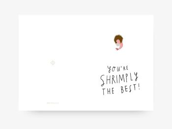 Carte de voeux / Shrimply The Best 3