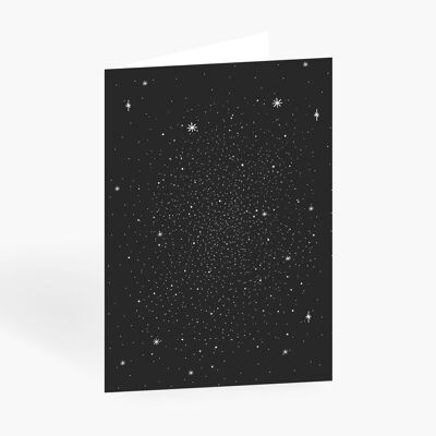 Carte de voeux / ciel étoilé