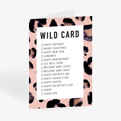 Greeting card / wild card