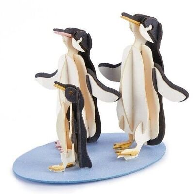 Modelos de papel de pingüinos
