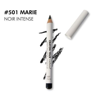 Natural eye pencil - black #501 Marie