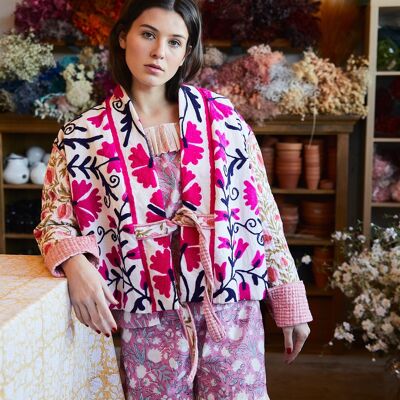 PINK EMBROIDERED JACKET
