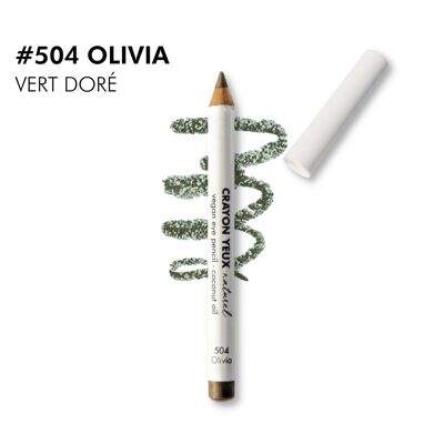 Natural eye pencil - golden green #504 OLIVIA