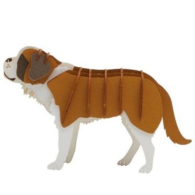 Paper Model Saint Bernard Dog