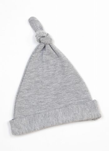 Lot de 2 bonnets bébé 2-4 Gris/Menthe 2