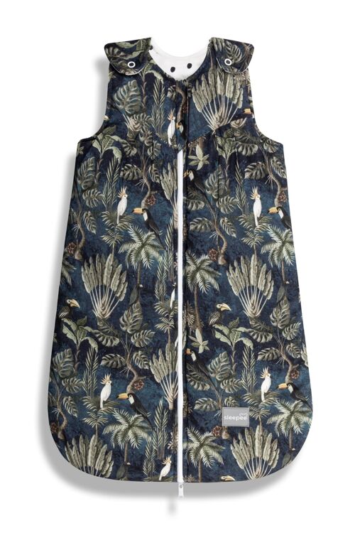 Bamboo Sleeping Bag (0-6 miesińôcy) Jungle Dark_Blue