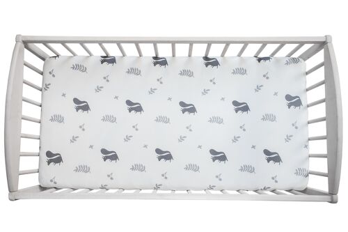 Bed Sheet We care 120 x 60 Squirrel