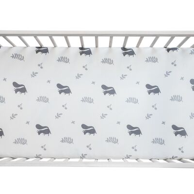 Bed Sheet We care 120 x 60 Squirrel