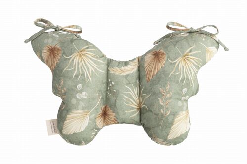 Butterfly pillow Bohemian Green