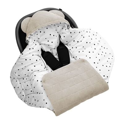 Car seat swaddle/ blanket Royal Baby Sand