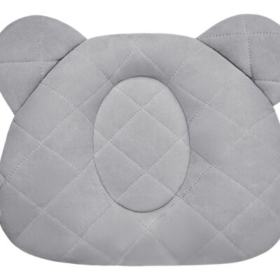 Head supporting pillow with indent Royal Baby Grey