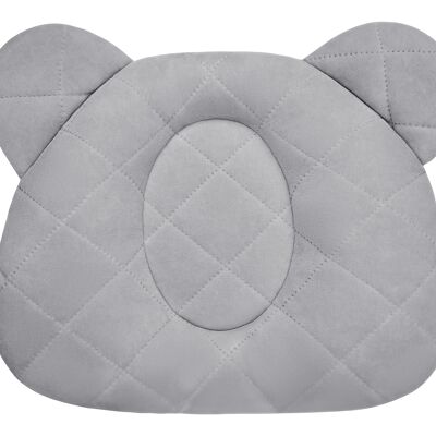 Head supporting pillow with indent Royal Baby Grey