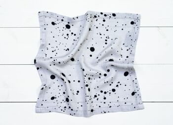 Lot de 3 encres pour tissu mousseline : gris/blanc/bleu 3
