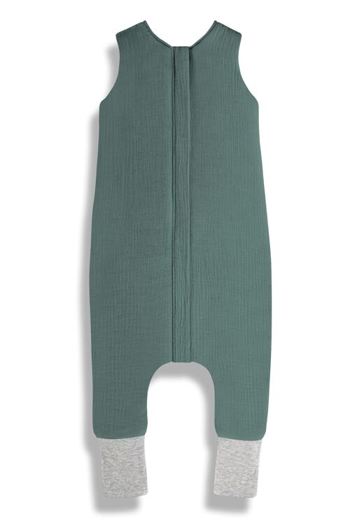 Muslin Sleeping Bag with Legs (1-2Y)¬†Ocean_Green