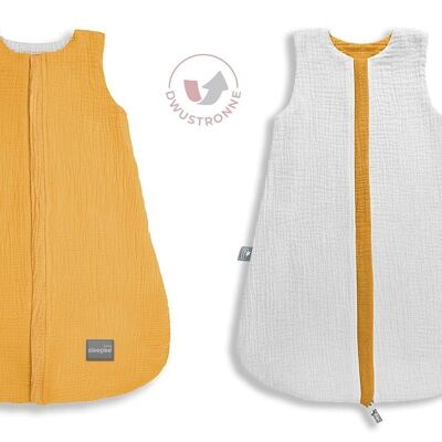 Saco de dormir de muselina reversible (0-4 miesińÖce) Girasol