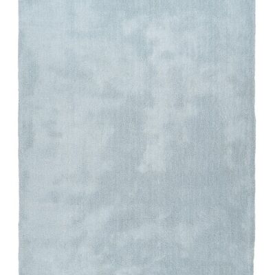 Alfombra Velvet azul pastel 60 x 110 cm.