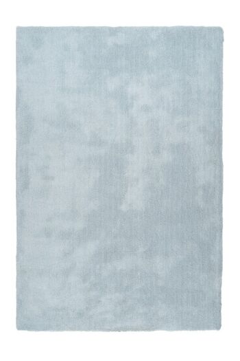 Tapis Velours bleu pastel 80 x 150 cm 1